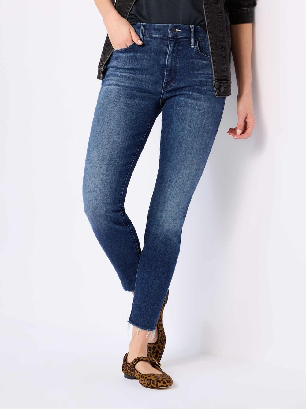 MOTHER The Looker Ankle Fray jeans Size 27